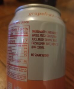 Spindrift Sparkling Water, Grapefruit Flavored, Made with Real Squeezed Fruit, (Only 15 Calories per Seltzer Water Can), 12 Fl Oz (Pack of 24) 12.00 Fl Oz (Pack of 24) 15 61HEabSavL