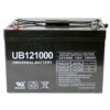 Universal Power Group 12V 100Ah Solar Wind AGM SLA DEEP Cycle VRLA Battery 12V 24V 48V 2 61HGVW15xBL