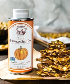 La Tourangelle, Toasted Pumpkin Seed Oil, Great for Cooking, Salad Dressings, Pastas, and Spreads - Health and Beauty Oil, 8.45 fl oz 8.45 Fl Oz (Pack of 1) 27 61HI3nMvxGL