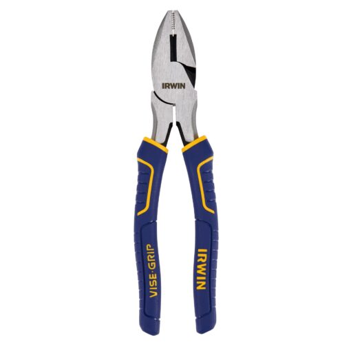 IRWIN VISE-GRIP Pliers, Lineman's, 8-Inch (2078208),Blue Yellow