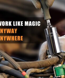 Super Universal Socket Tools Gifts for Men - Christmas Stocking Stuffers for Men Grip Socket Set with Power Drill Adapter Cool Stuff Ideas Gadgets for Men Birthday Gifts for Dad Women Husband (7-19mm) A-Universal Socket(Silver) 31 61HKLm75AL