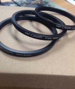 K&F Concept 18 Pieces Filter Ring Adapter Set, Camera Lens Filter Metal Stepping Rings Kit (Includes 9pcs Step Up Ring Set + 9pcs Step Down Ring Set) Black 31 61HMxTXNaAL 1