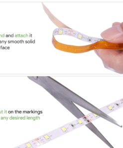 Lepro 12V LED Strip Light, Flexible, SMD 2835, 300 LEDs, 32.8ft Tape Light for Home, Kitchen, Party, Christmas and More, Non-Waterproof, Daylight White, Pack of 2(Not Include Power Adapter) 32.8 ft 27 61HN5wmZuLL