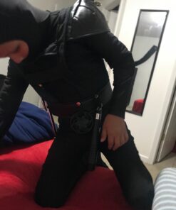 Morph Kids Ninja Costume for Boys, Ninja Costumes for Boys, Kid Ninja Costume for Boy, Boys Ninja Halloween Costumes for Boys Medium Black 13 61HObpCjML