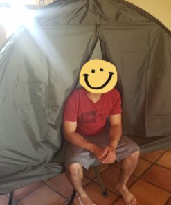 Outsunny Camping Tent Cot, Single Person Folding Cot Combo, Off-Ground Tent, Covered Outdoor Bed with Carry Bag for Hiking, Camping 29 61HQ5OpvX9L