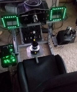 Thrustmaster HOTAS Warthog Flight Stick, Throttle and Control Panel for Flight Simulation, Official Replica of the U.S Air Force A-10C Aircraft (PC) Warthog Bundle 32 61HQB17ZERL