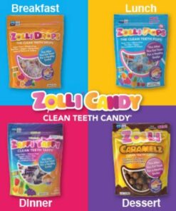 Zollipops | Clean Teeth Zolli Drops - Anti Cavity, Sugar Free Candy with Xylitol for a Healthy Smile - Great for Kids, Diabetics and Keto Diet (15-Count, Natural Fruit Flavor) Assorted 1.6 Ounce (Pack of 1) 17 61HQVbsUscL