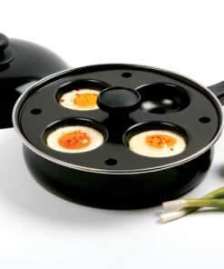 Alternative view of Norpro 9.5 Inch Nonstick Skillet Set with Removable 4 Egg Poacher, 9.5 IN, As Shown 1