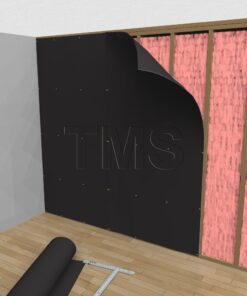 TMS Mass Loaded Vinyl, MLV Soundproofing Barrier. Highest Quality! Made in The USA 4' x 25' (100 sq ft.)) 4' x 25' (100 sq ft.) 10 61HRGybu3dL