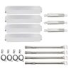 Hisencn Grill Parts for Charbroil Replacement Parts 463244012 463244011 463257010 463247310 463243911 463247412 463247512, Stainless Replacement for 463247109 Commercial Series 4 Burner Gas Grills Silver 34 61HSYh66jL