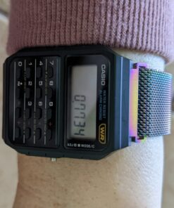 Casio Men's Vintage CA-53W-1CR Calculator Watch 45 61HUUxqcoUL