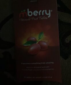 mberry Miracle Berry Tablets, Miracle Fruit Snacks, 10 Count.12 Ounce, Pack of 1 37 61HV55tELjL