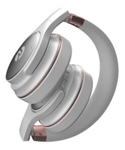 Raycon Everyday Wireless Bluetooth Over Ear Headphones, with Active Noise Cancelling, Awareness Mode and Built in Microphone, IPX 4 Water Resistance, 38 Hours of Battery Life (Rose Gold) Rose Gold 22 61HVQk09f L