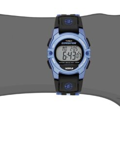 Timex Expedition Digital Chrono Alarm Timer 33mm Watch Blue/Black Stripe 6 61HXLEwpZBL