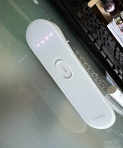 iHealth No-Touch Forehead Thermometer, Infrared Digital Thermometer for Adults and Kids, Touchless Baby Thermometer, 3 Ultra-Sensitive Sensors, Large LED Digits, Quiet Vibration Feedback, Non Contact White 44 61HYKC5n1PL