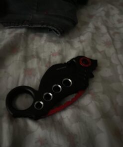 Snake Eye Tactical Pocket Knives Black Blade Tactical Knife black and orange 38 61HYptGxK7L