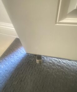 Shepherd Hardware 3314 Designer Satin Nickel Door Wedge with Non-Skid Rubber Base Grip 31 61HZGZxsmRL