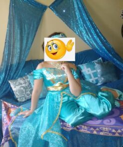 MagicPrincessWhitney Magic Carpet Towel Costume Halloween Tactical Towel Inspired by Aladdin Magic Princess Whitney 18 61HaIYB1wL