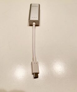 Anker USB C to Gigabit Ethernet Adapter, Aluminum Portable USB C Adapter, for MacBook Pro, MacBook Air 2018 and Later, iPad Pro 2018 and Later, XPS, and More Silver 71 61Har3IrbTL