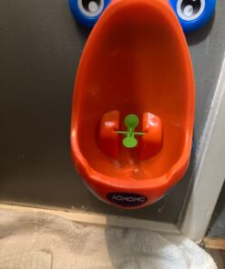 AOMOMO Urinal Potty Training for Boys with Frog Funny Aiming Target (Blue) Bule 18 61HcEwjvr3L