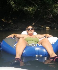 Intex River Run Single Person Inflatable Connecting Lounge Tube 2 Pack 26 61Hfue82bL