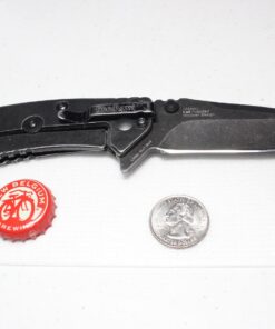 Kershaw XL Cryo II Pocket Knife, 3.25" 8Cr13MoV Steel Titanium-Coated Blade, Assisted Everyday Carry Pocket Knife 1556BW 61 61HhLBGUOmL