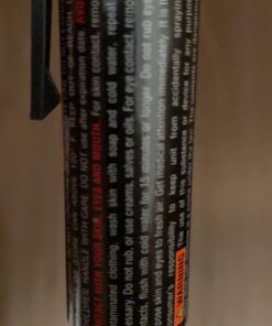 SABRE Advanced Pepper Spray, 3-in-1 Formula Contains Maximum Strength Pepper Spray, CS Military Tear Gas and UV Marking Dye, Compact Belt Clip for Easy Carry and Fast Access, 35 Bursts Black 38 61HjHcpEtgL