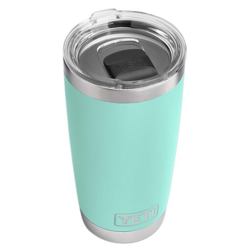 YETI Rambler 20 oz Stainless Steel Vacuum Insulated Tumbler w/MagSlider Lid Seafoam 1 Count (Pack of 1)