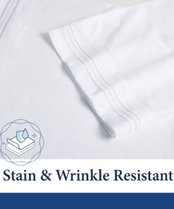 Cosy House Collection Everyday 1500 Series Bed Sheet Set - Ultra Soft & Cool Hotel Bedding - Deep Pocket - Wrinkle, Stain and Fade Resistant - 4 Piece Set (King, Purple) King 18 61Hkpr5JsqL