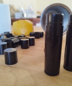 25Pcs 5G 5ML Empty Plastic Lip Balm Tubes Containers Lip Gloss Storage Container (Black) 17 61HnBa0yMYL