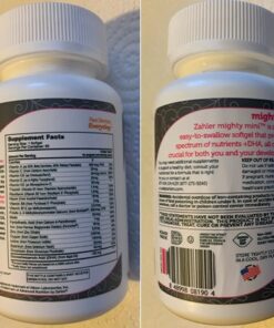 Zahler Mighty Mini Prenatal Vitamin with DHA & Folate - Certified Kosher - All Natural Prenatal Vitamins - Multivitamin for Pregnant Women - 19 Prenatal Vitamins Including Folic Acid (90 Softgels) 37 61HnFUvLBYL