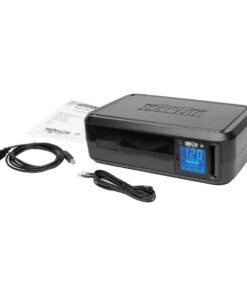 Tripp Lite 1000VA Smart UPS Battery Back Up, 500W Tower, 8 Outlets, LCD Display, AVR, USB, Tel / DSL / Coax Protection, 3 Year Warranty & $250,000 Insurance (SMART1000LCD) Black 15 61HnSX3Al0L
