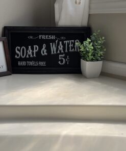 Vintage Bath Advertising Wall Art | Americana Collection | Bathroom Laundry Room Decor | 7 1/2 x 14 Inch 28 61HnkiTtXdL