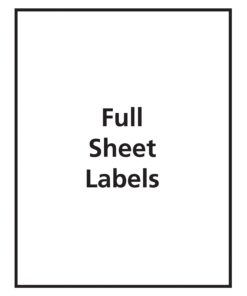 Avery Full Sheet Printable Shipping Labels, 8.5" x 11", Matte Clear, 10 Blank Mailing Labels (18665) 10 labels 14 61Hp9YrOMxL