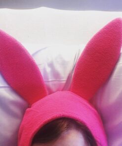 Ripple Junction Bob's Burgers Louise Belcher Bunny Ears Hat Adult One Size Pink Cosplay Beanie Officially Licensed 29 61HptOkqpL