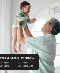 Rockin' Green Laundry Detergent, Plant based, All Natural Laundry Detergent Powder, Vegan and Biodegradable Odor Fighter, Safe for Sensitive Skin (Baby Cloth Diaper 90 Loads -Unscented) Dirty Diaper 15 61HqlfStXkL