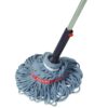 Rubbermaid Commercial Products Self-Wringing Ratchet Twist Mop with Blended Yarn Head, 54-Inch (1809375) Cotton Twist Mop 42 61Hr8hc87GL