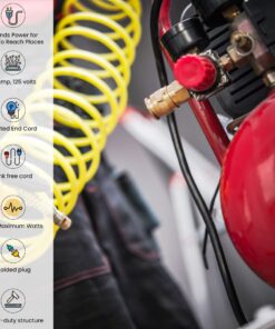 Go Green Power Inc. (GG-13800) 14/3 SJTW Outdoor Extension Cord, Lighted Extension Cord, 100 ft Orange 14 61HrLqWpVL