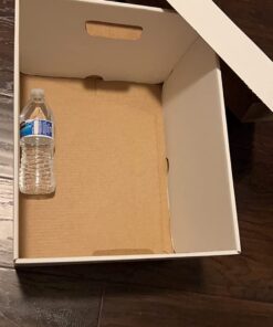 Amazon Basics Medium Duty Storage/Filing Boxes With Lid and Handles, Legal/Letter Size, 12-Pack, White, 16.2" L x 12.5" W x 10.5" H 30 61HrhXaN0nL