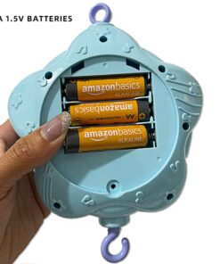 Baby Mobile for Crib, Crib Toys with Music and Lights,Remote, lamp, Projector for Pack and Play, for Ages 0+ Months (Blue-Forest) Blue-Forest 36 61HuQmWjnPL