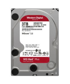 Alternative view of Western Digital 3TB WD Red Plus NAS Internal Hard Drive HDD - 5400 RPM, SATA 6 Gb/s, CMR, 64 MB Cache, 3.5" - WD30EFRX
