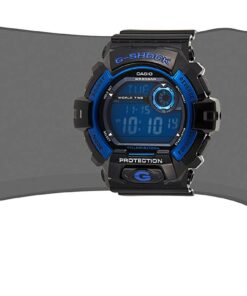 Casio Men's G8900A-1CR G-Shock Black and Blue Resin Digital Sport Watch 27 61Hv6scajmL