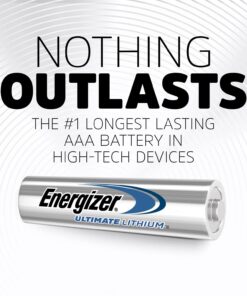 Energizer AAA Batteries, Ultimate Lithium Triple A Battery, 12 Count 12 Count (Pack of 1) 15 61Hw mGxRzL