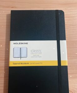 Moleskine Classic Notebook, Hard Cover, Large (5" x 8.25") Squared/Grid, Black, 240 Pages 36 61HwL7B6UzL