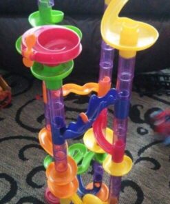 Toysmith STEM Learning 80Piece Marble Run Building Toy Set, For Boys & Girls 3+ 6 61HxSuv3MIL