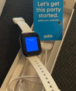 GABB Watch 3 Smart Watch for Kids - GPS Tracker, Safe Cell Phone, Talk/Text Ability, Parental Controls, No Social Media, SOS Button, Ages 6+, 30 Activation Fee Silver 31 61HyBMknqpL