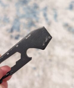 Nite Ize DoohicKey Keychain Multi Tool, Stainless-Steel 5-in-1 Multi Tool With Bottle Opener + Carabiner Clip, Black 1 Count (Pack of 1) 48 61HyHICSP2L