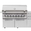 American Muscle Grill Freestanding Dual Fuel Wood/Charcoal/Gas Grill, 54-Inch, Natural Gas 44 61HzLNoBcfL
