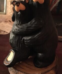 DEMDACO Bearfoots by Jeff Fleming Bearfoots Forever and Always Wedding Anniversary Black Bear Couple Figurine 15 61I0x2YSazL