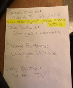 Flipper Big Button Universal TV Remote - Seniors, Elderly - Simple, Works TV & Cable - Favorite Channels - Learning - Supports IR Devices 34 61I1XaoqeSL